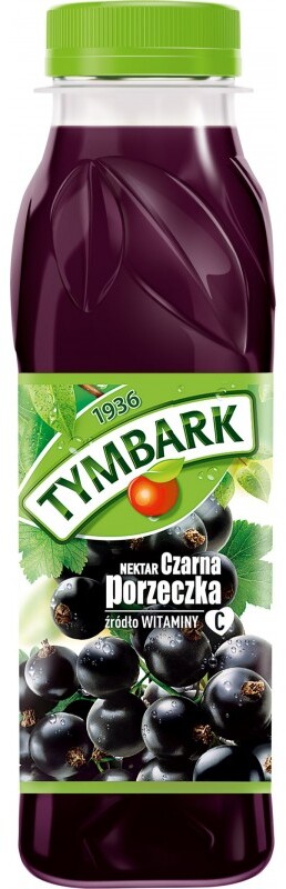 Napój czarna porzeczka Tymbark, butelka PET, 0.3l