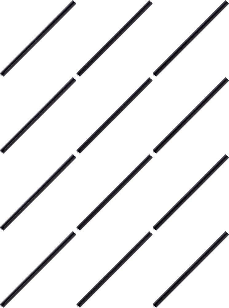 12x Listwa wsuwana Durable, 12mm, do 100 kartek, 1 sztuka czarny