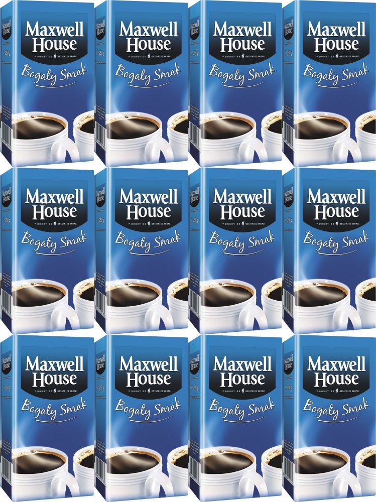 12x Kawa mielona Maxwell House, 250g