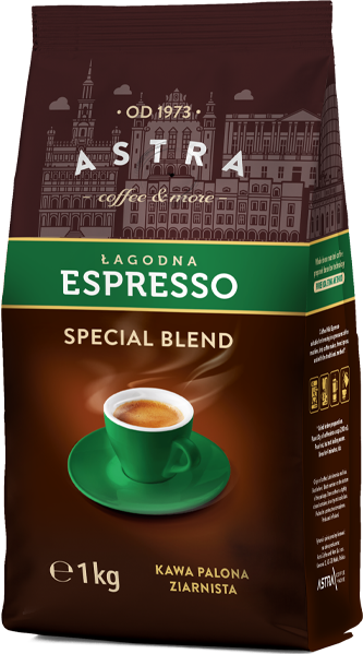 Kawa ziarnista Astra Łagodna Espresso, 1kg