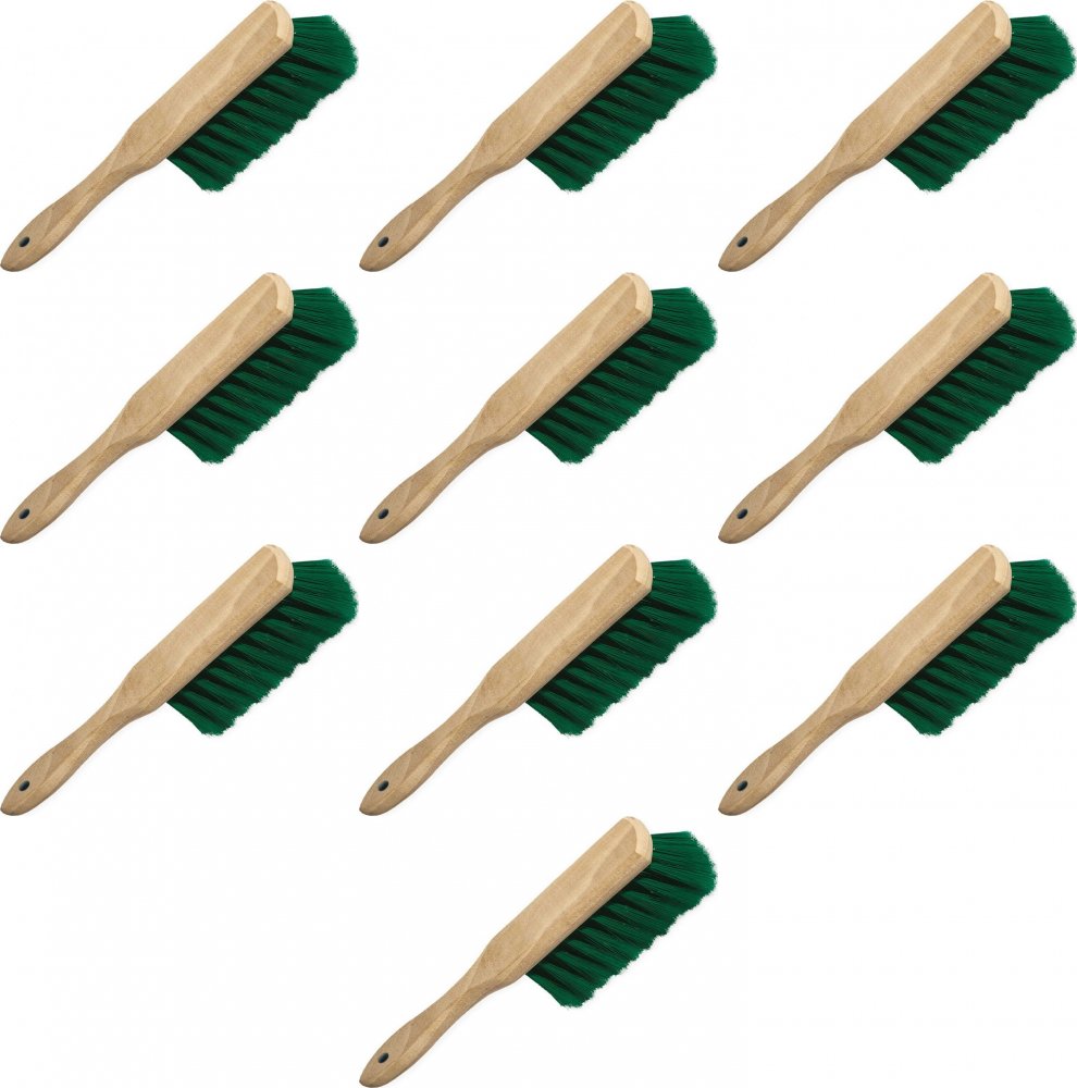 10x Zmiotka szczotka drewniana York, ogrodowa
