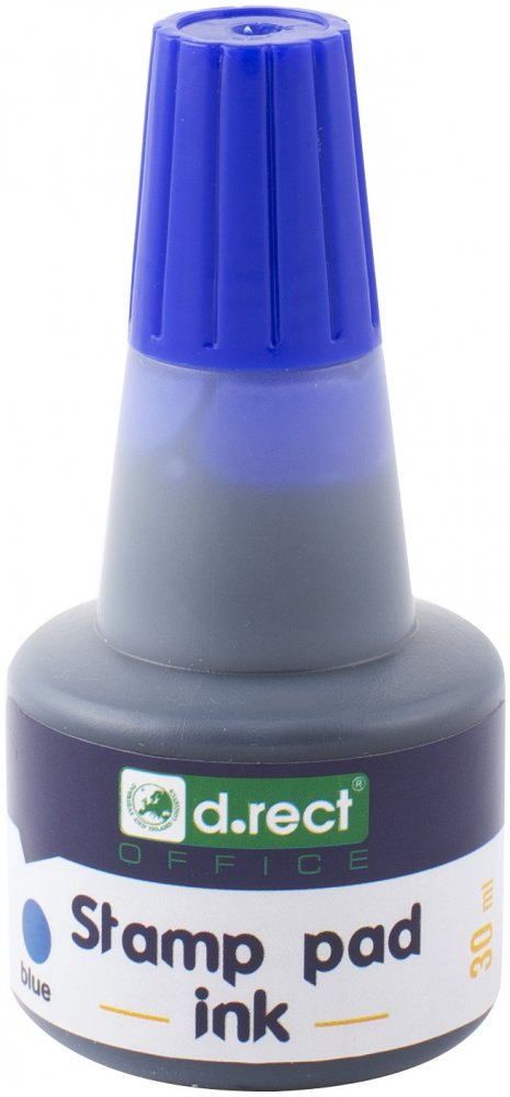 Tusz do stempli D.Rect, 30ml, niebieski