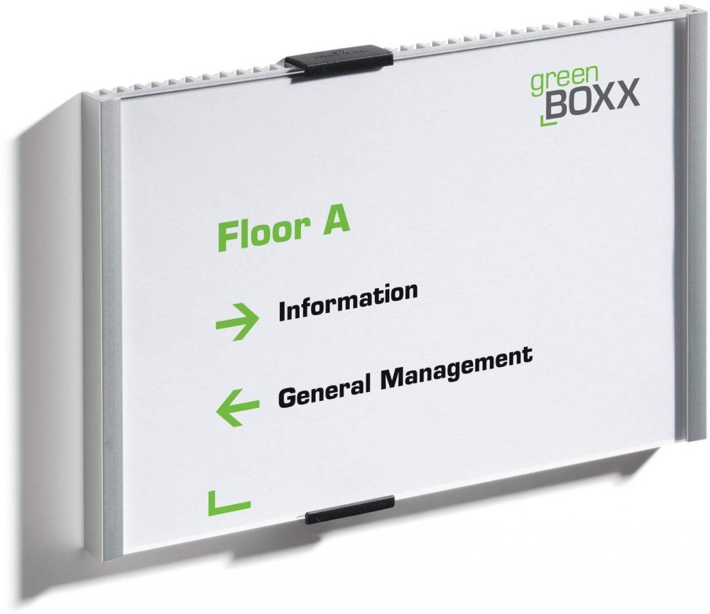Tabliczka przydrzwiowa Durable Info Sign, pozioma, 210x148.5mm, srebrny