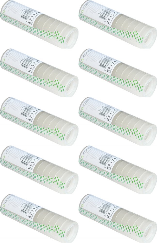 10x Taśma klejąca Q-Connect, 12mmx10m, 12 sztuk, przezroczysty