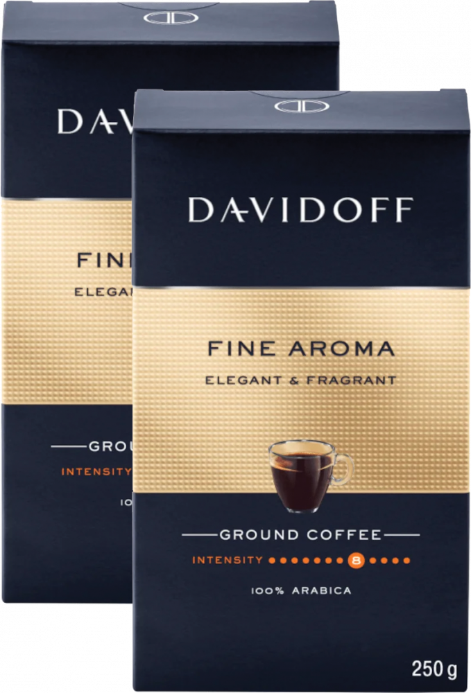2x Kawa mielona Davidoff Fine Aroma, 250g