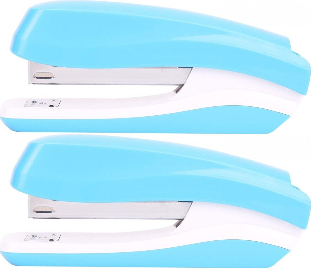 2x Zszywacz Deli Rio E0350, do 25 kartek, niebieski