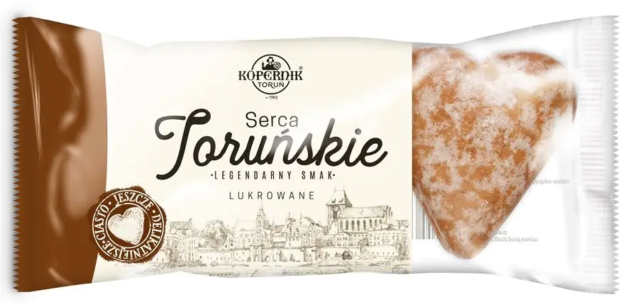 Pierniki Kopernik Serca Toruńskie korzenny, 120g