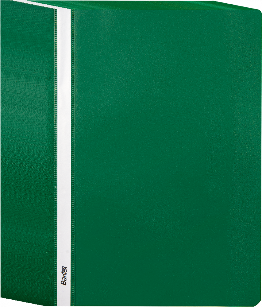 25x Skoroszyt plastikowy bez oczek Bantex Budget, A4, do 200 kartek, zielony