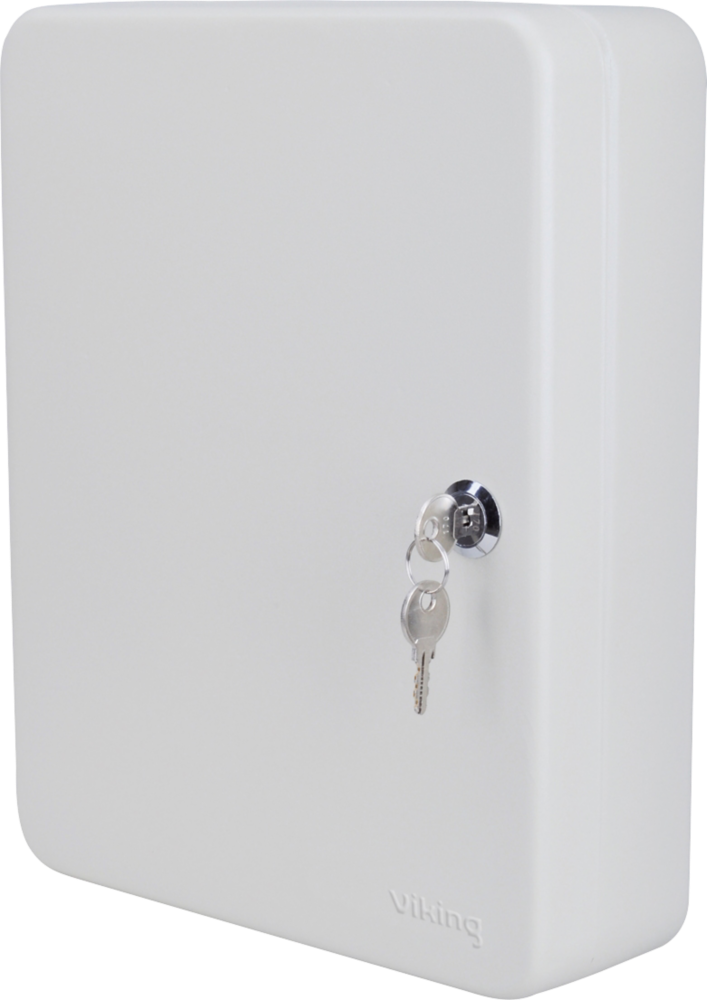 Szafka na klucze Viking, na 80 kluczy, z zawieszkami, szary