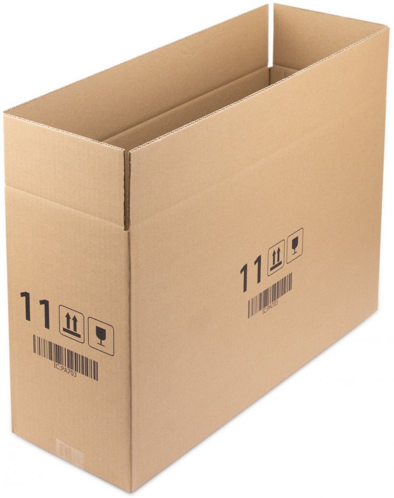 10x Karton klapowy Ofix Economy, 600x200x350 mm, brązowy