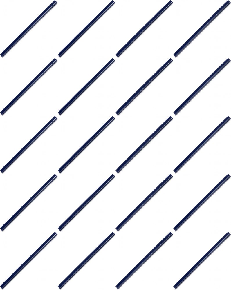 20x Listwa wsuwana Durable, 6mm, do 60 kartek, 1 sztuka, granatowy