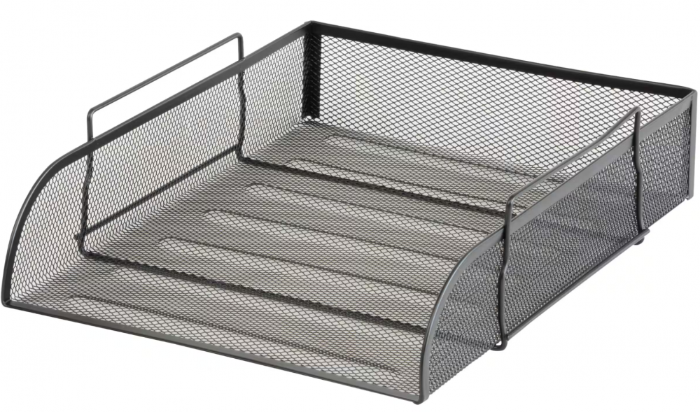 Półka na dokumenty Viking, A4, druciana, czarny