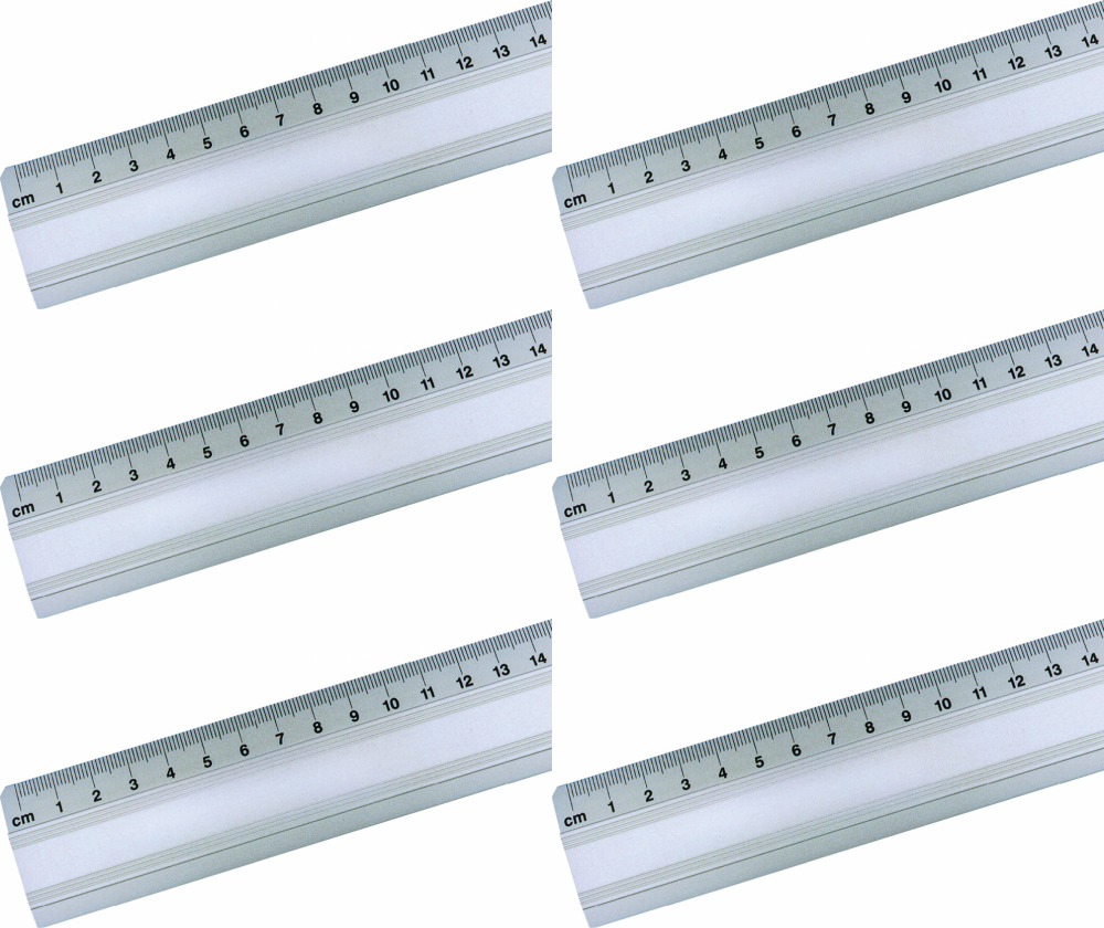 6x Linijka aluminiowa Grand, 50cm