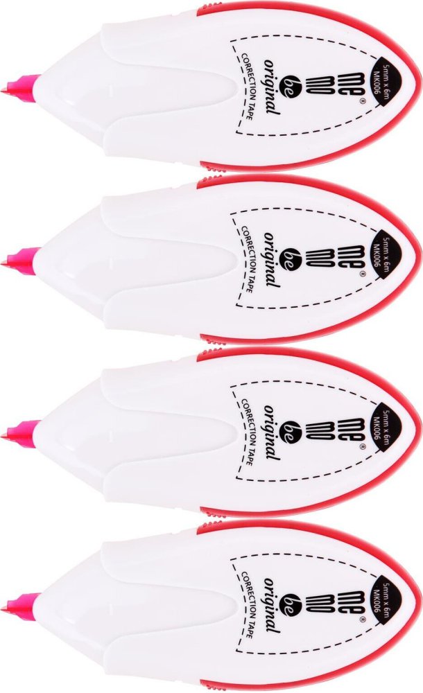 4x Korektor w taśmie MemoBe, 5mmx6m