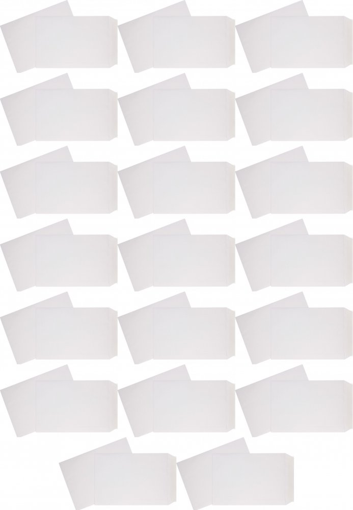 20x Koperta standardowa NC Koperty, B5, samoklejąca SK, 25 sztuk, biały