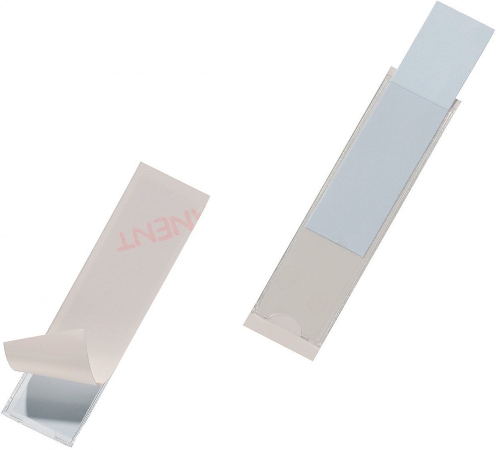 Kieszeń samoprzylepna Durable Pocketfix, 75x18mm, 10 sztuk, transparentny