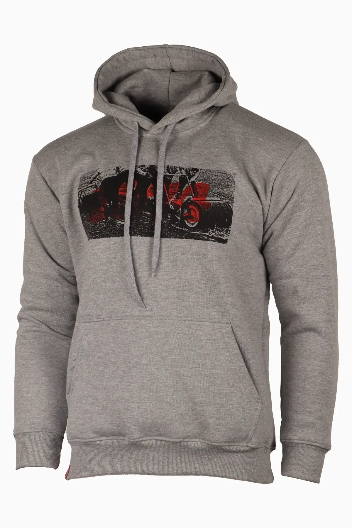 Bluza z kapturem Retro Kadra "1974" - Szary