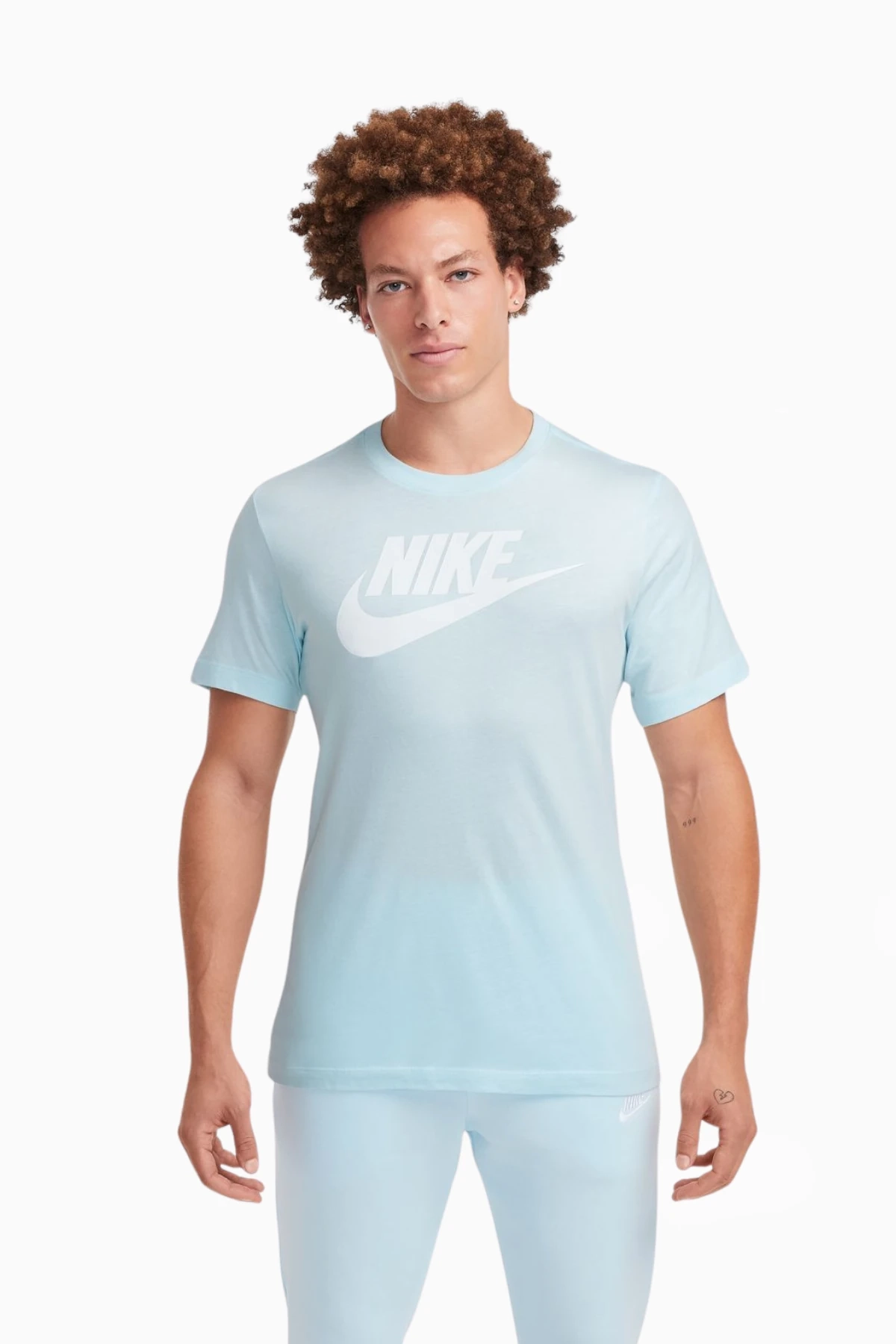 Koszulka Nike Sportswear Tee Icon Futura - Błękitny