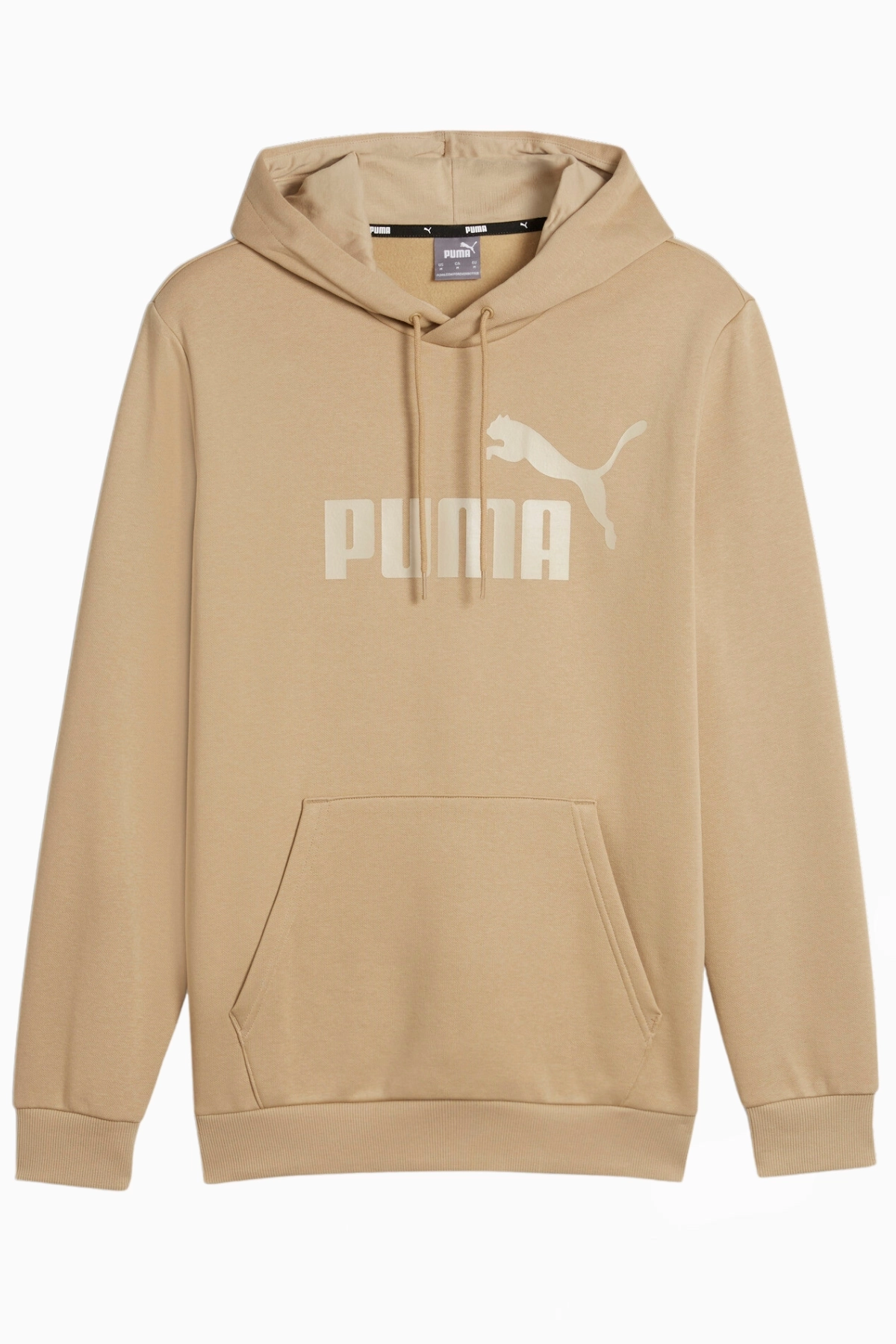 Bluza z kapturem Puma Essentials Big Logo - Beżowy