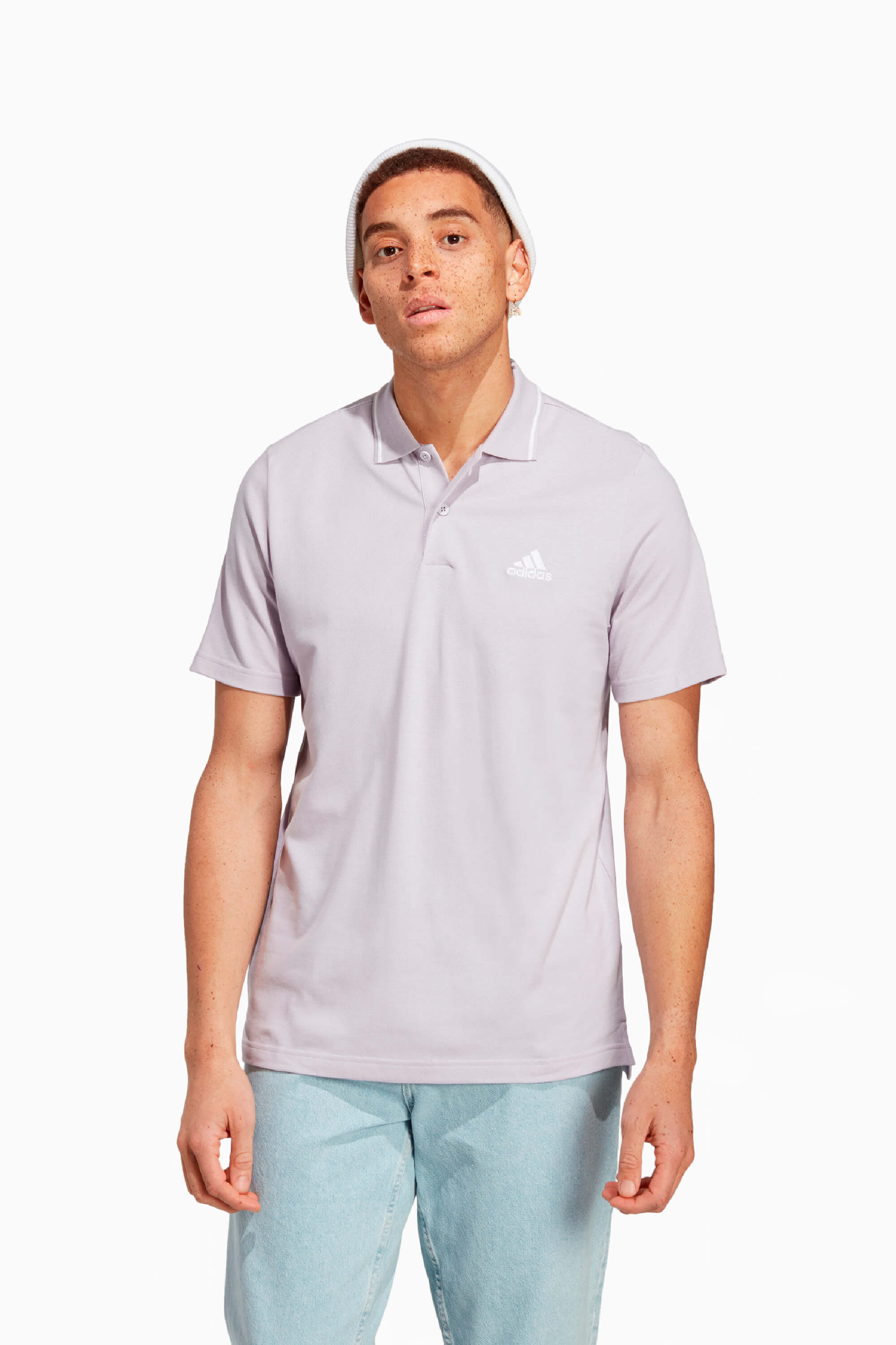 Koszulka adidas Essentials Pique Polo - Szary