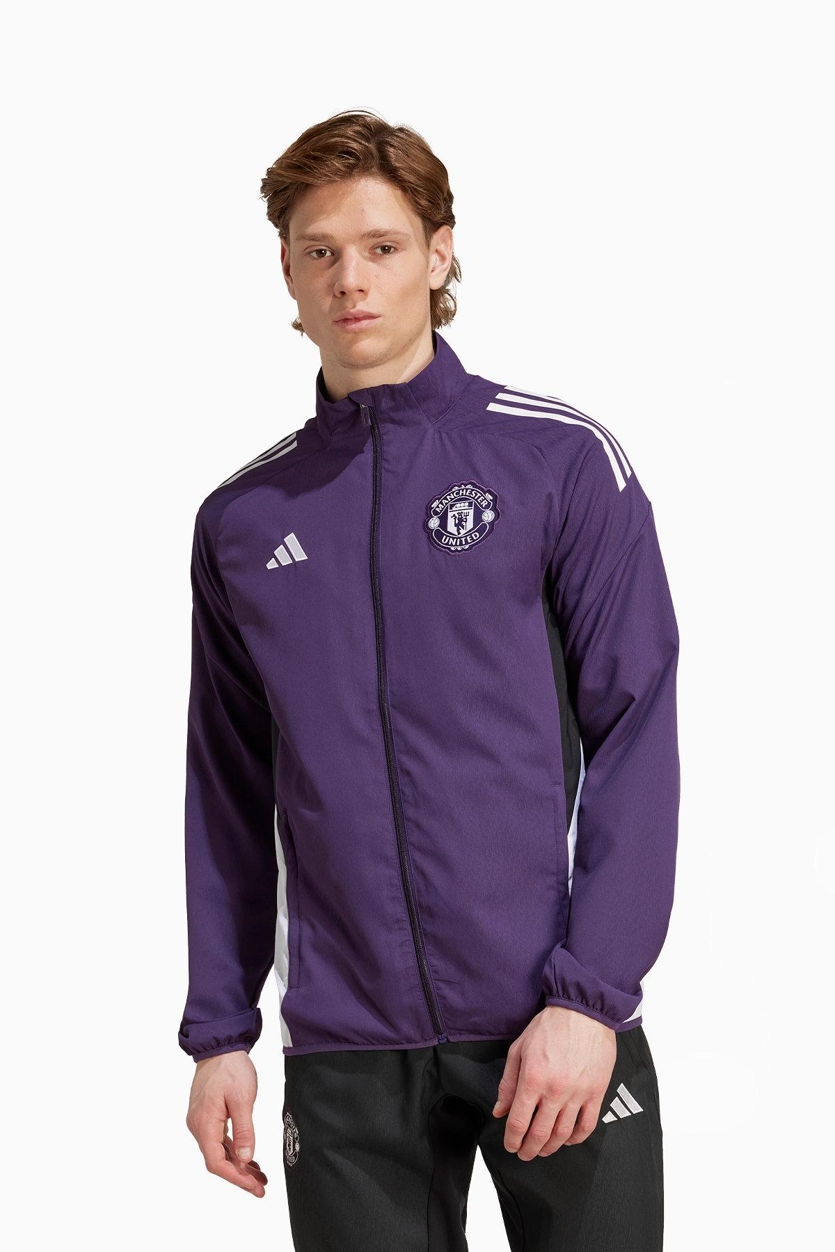 Kurtka adidas Manchester United 25/26 Competition - Fioletowy