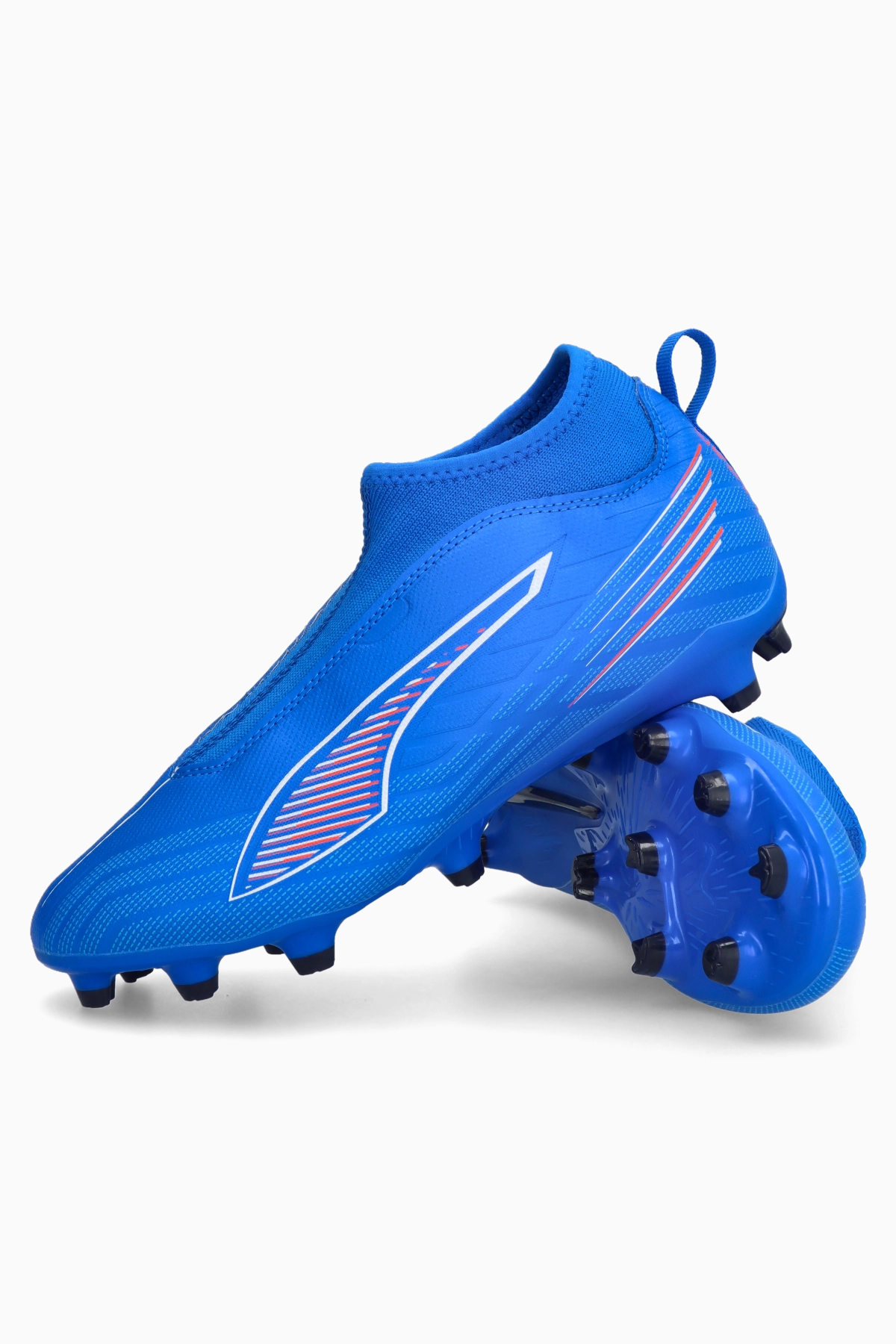 Korki Puma Ultra 6 Match+ LL FG/AG Junior - Niebieski