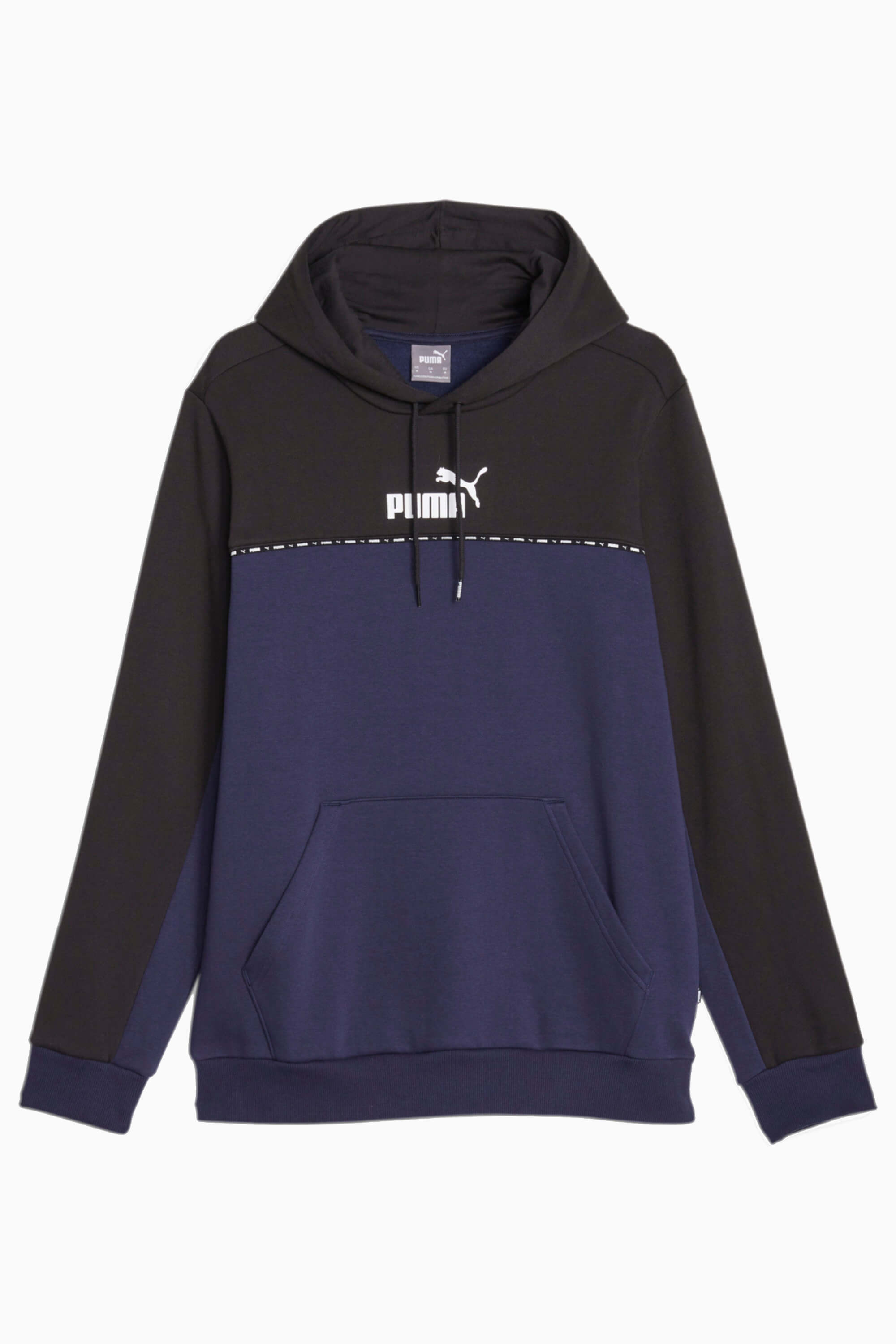 Bluza z kapturem Puma Essentials Block Tape - Granatowy