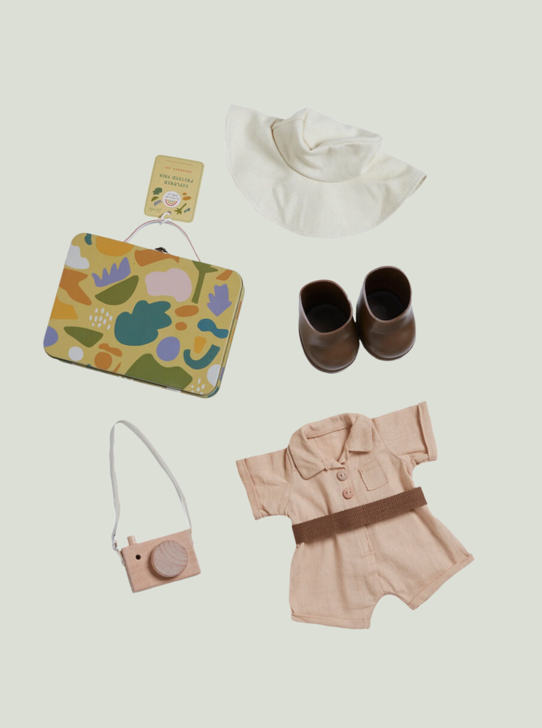Zestaw ubranek Dinkum Dolls Pretend Pack - Explorer OLII ELLA