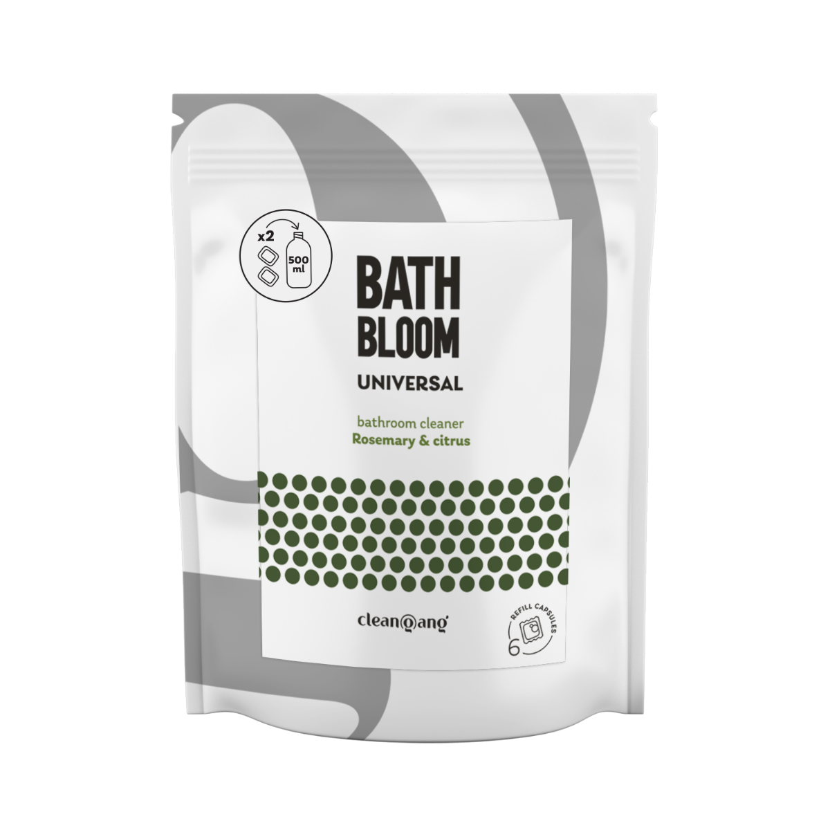 płyn do mycia łazienki, kaps. uzupełniające, 6 szt.