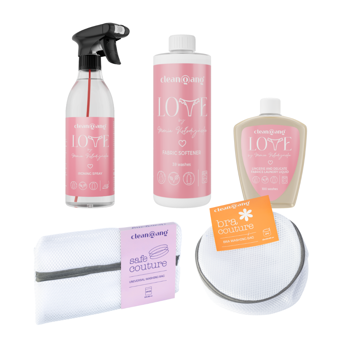 zestaw do prania bielizny i delikatnych tkanin z akcesoriami