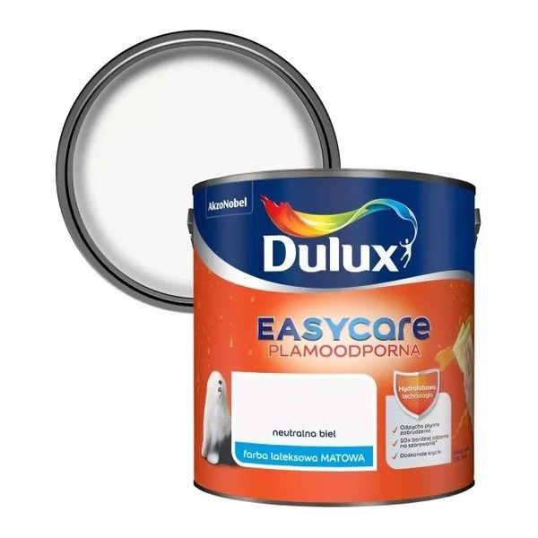 Farba Dulux Easycare 2,5L Neutralna biel