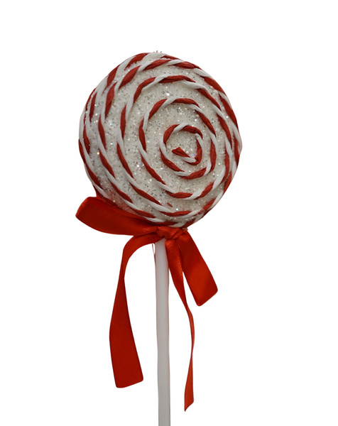 Pik Lizak biało-czerwony 28cm