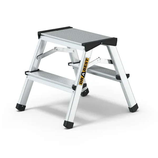 Drabina aluminiowa 2-stopniowa do 125 kg Podest Drabest