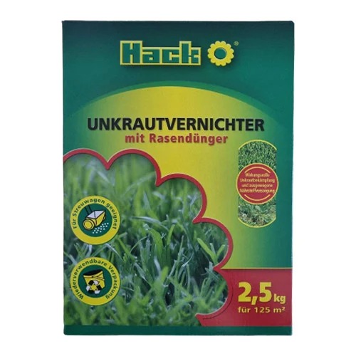 2.5 kg, Gyomirtó gyepműtrágyával - : Mod de ambalare: 2.5 kg