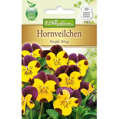 1 szt, Hornveilchen Purple Wing - Samen: Ilość w opakowaniu: 1 Stück
