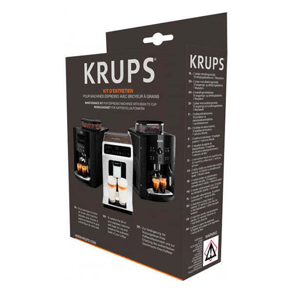 Zestaw Do Ekspresu Krups - Filtr Claris F088 01+ Odkamieniacz YX103401 F054 + Tabletki Odtłuszczające KRUPS XS3000 10 szt.