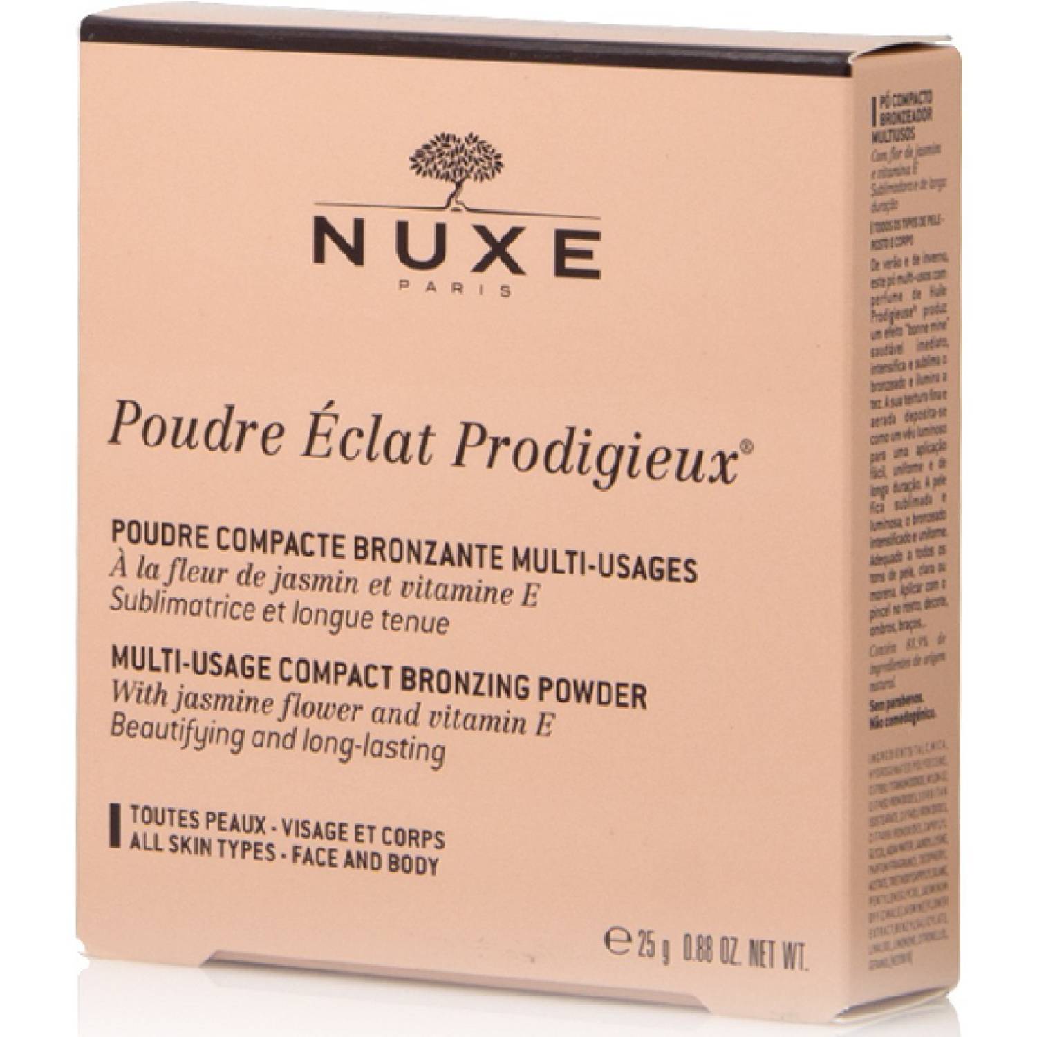 Nuxe prodigieux poudre eclat - brązujący puder w kompakcie, 25 g (data ważności: 28.02.2026)