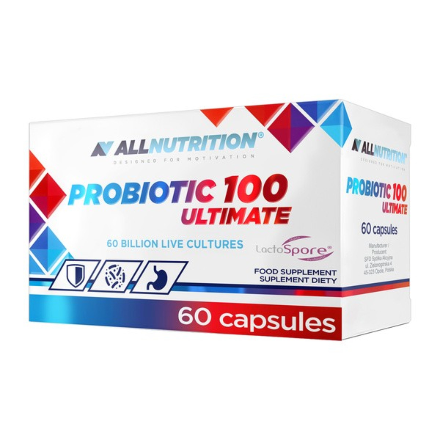 Allnutrition probiotic 100 ultimate, 60 kapsułek