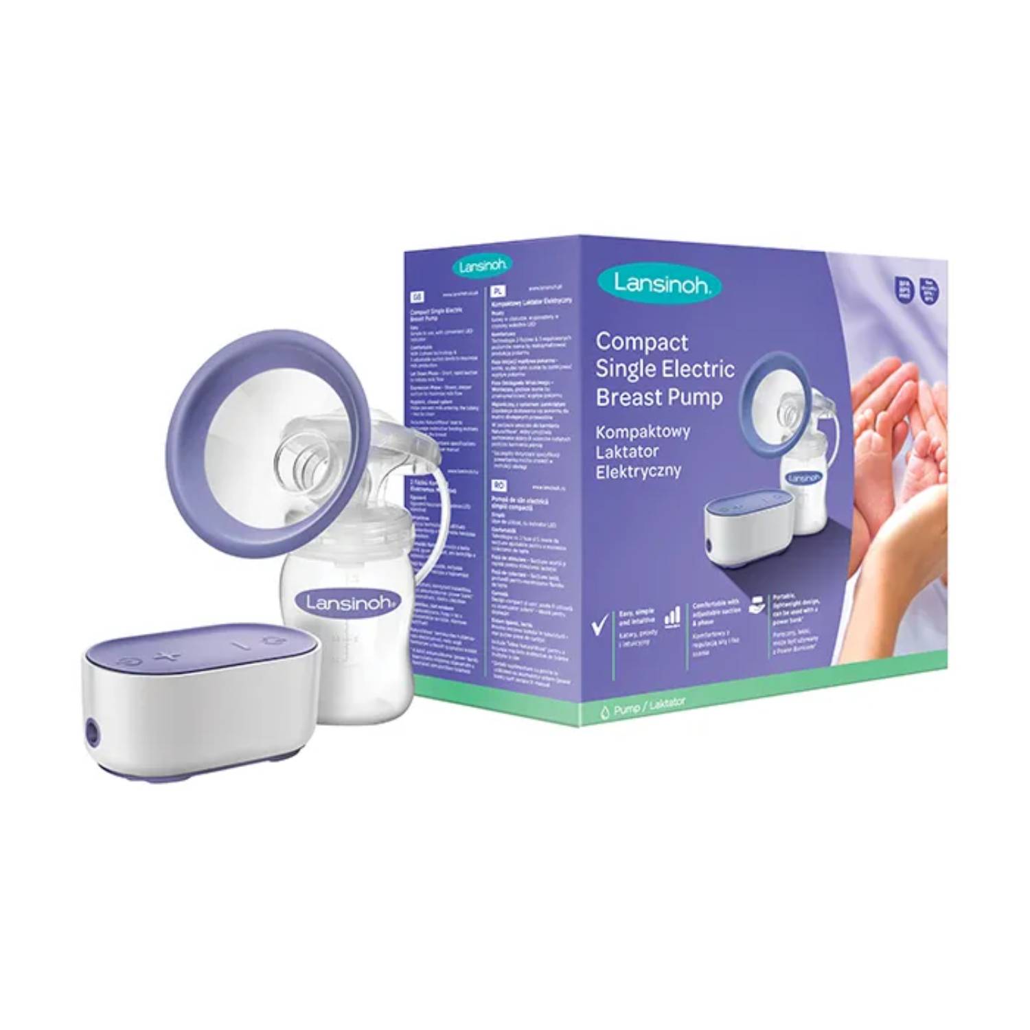 Lansinoh - laktator elektryczny kompaktowy, 1 sztuka