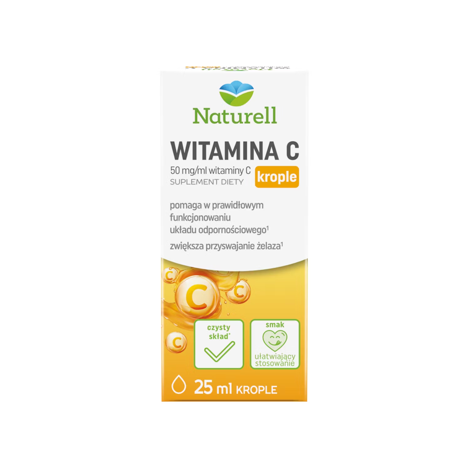 Naturell witamina c, krople, 25 ml (data ważności: 30.04.2026)