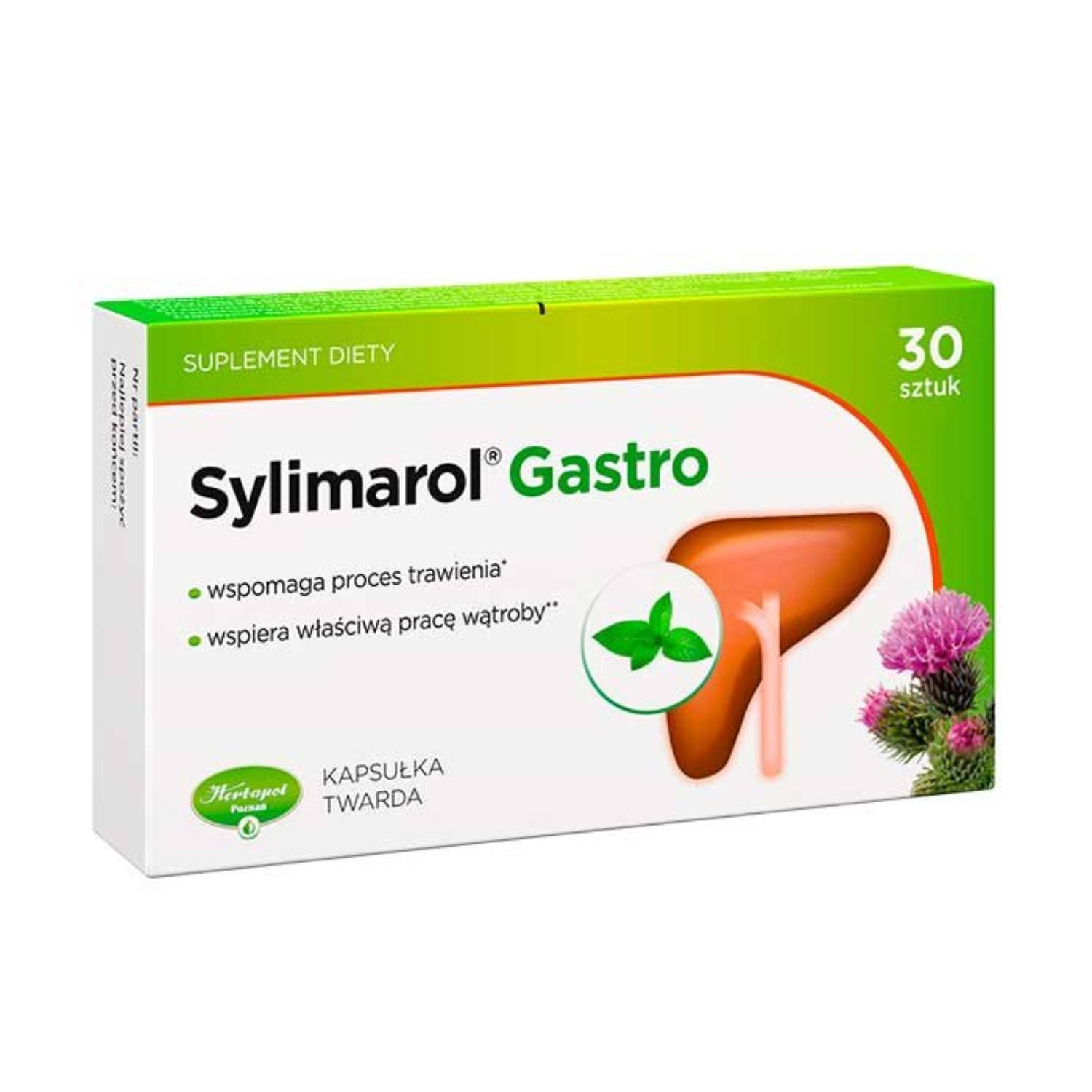 Sylimarol gastro, 30 kapsułek