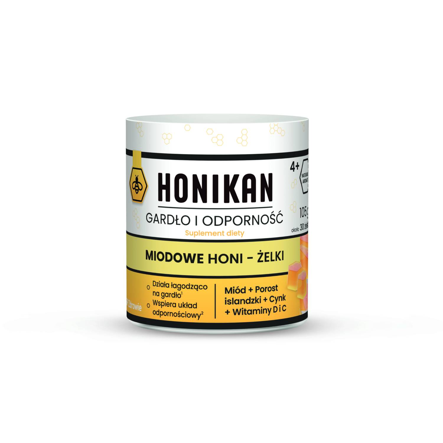 Honikan gardło i odporność, 30 żelków