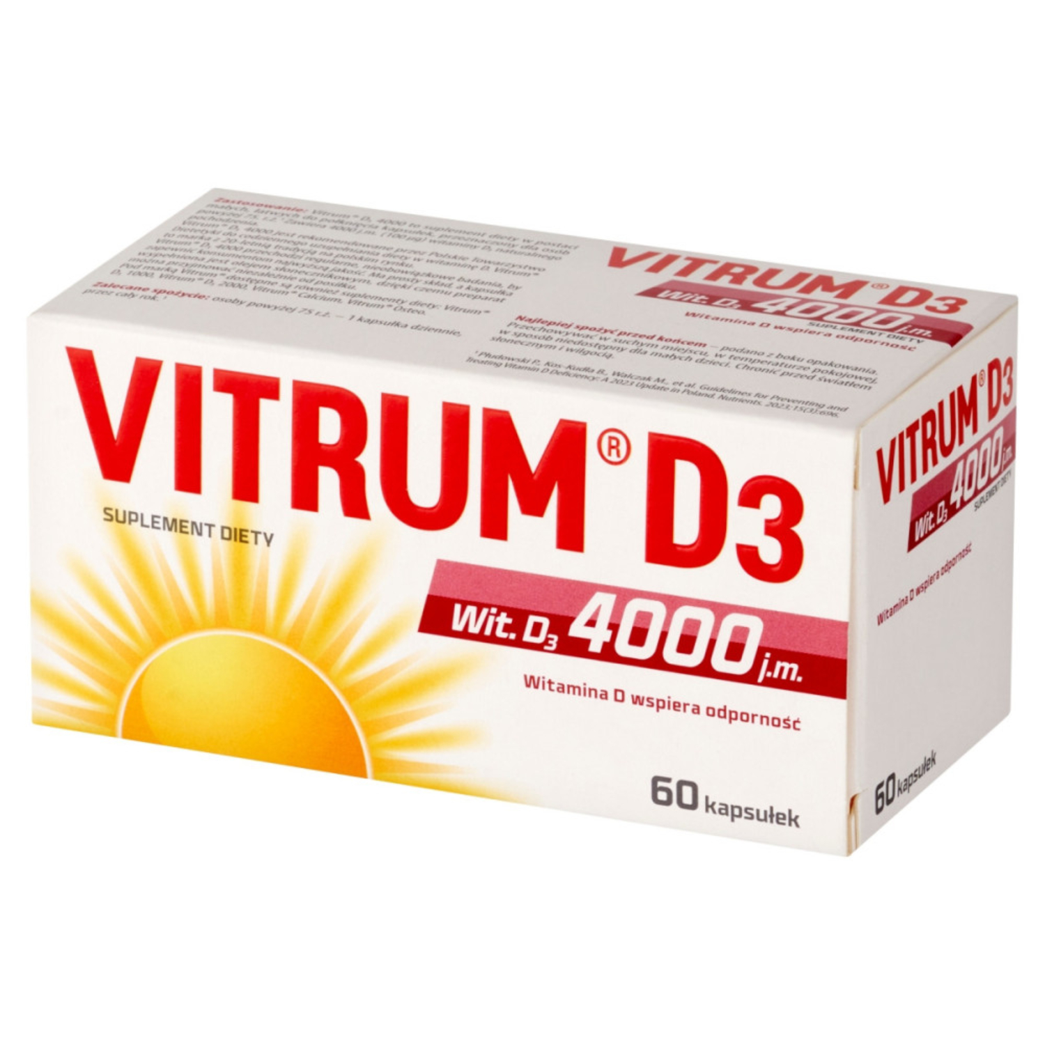 Vitrum d3, 4000 j.m., 60 kapsułek