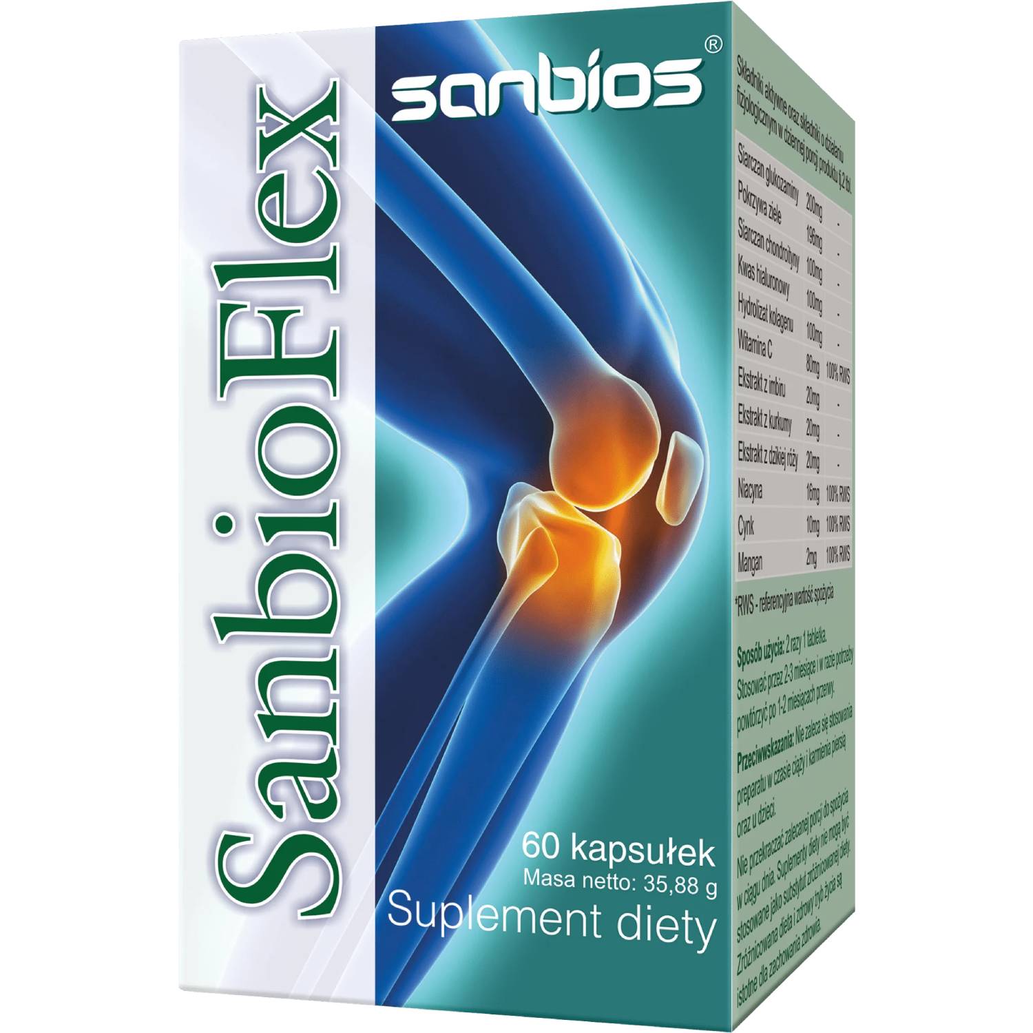 Sanbios sanbioflex, 60 kapsułek