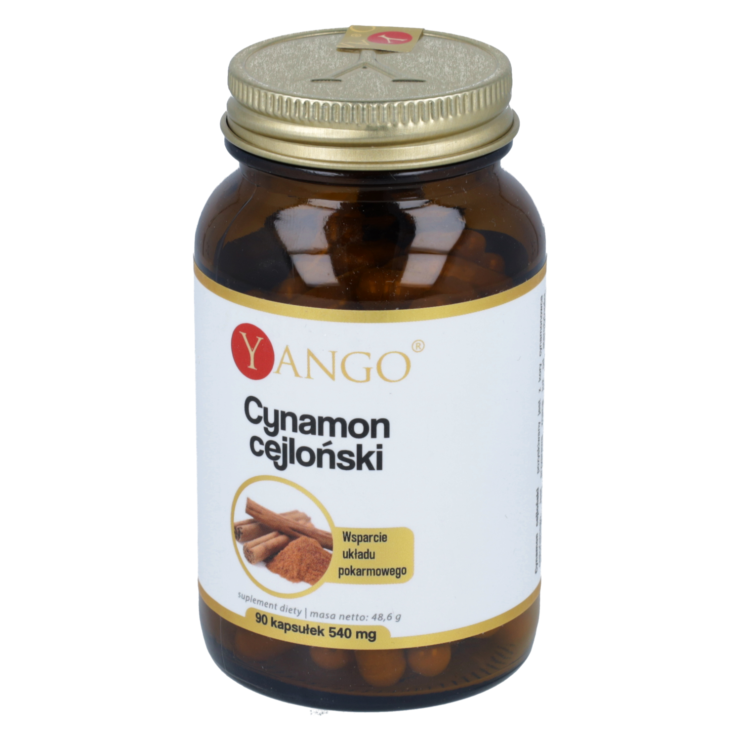 Yango cynamon cejloński, 90 kapsułek