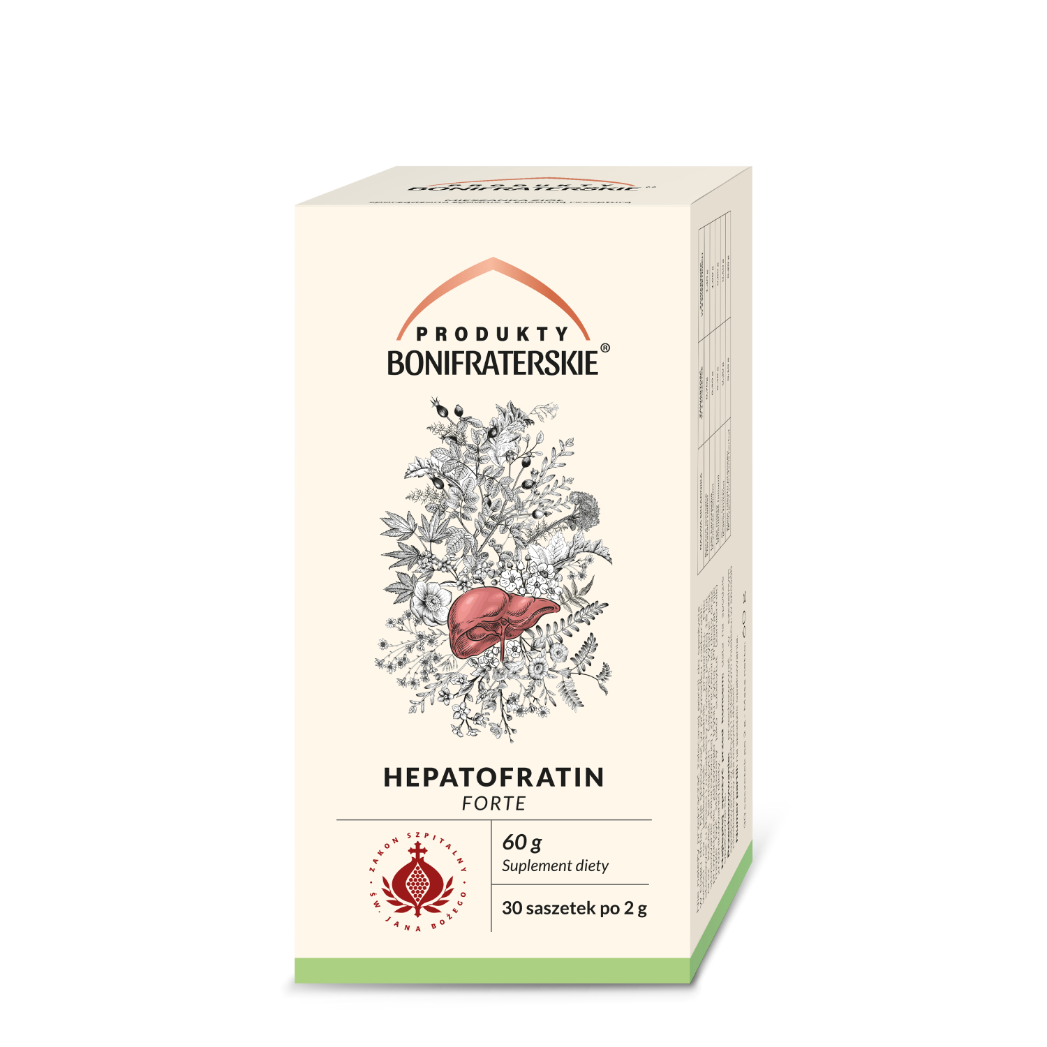 Produkty bonifraterskie hepatofratin forte, 30 saszetek