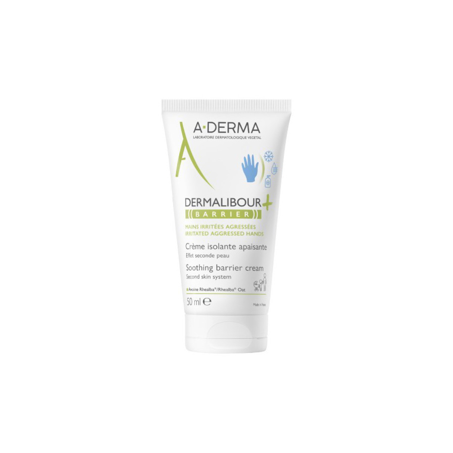 A-derma - dermalibour + barrier, łagodzący krem izolujący, 50 ml