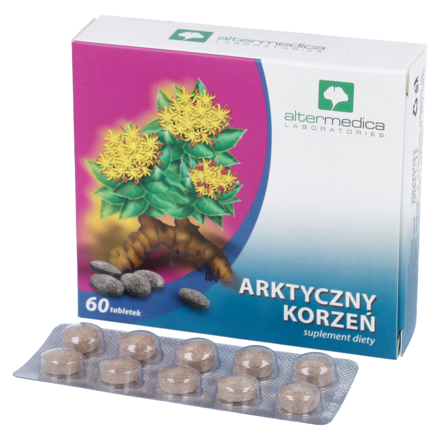 Alter medica arktyczny korzeń, 60 tabletek