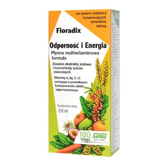 Floradix odporność i energia, syrop, 250 ml