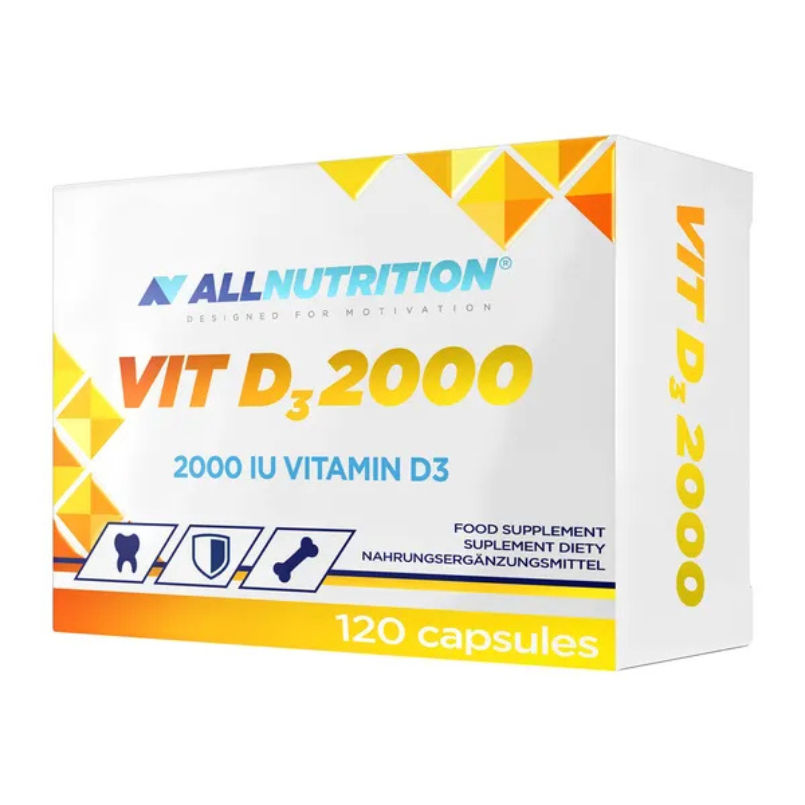 Allnutrition - witamina d3 2000, 120 kapsułek
